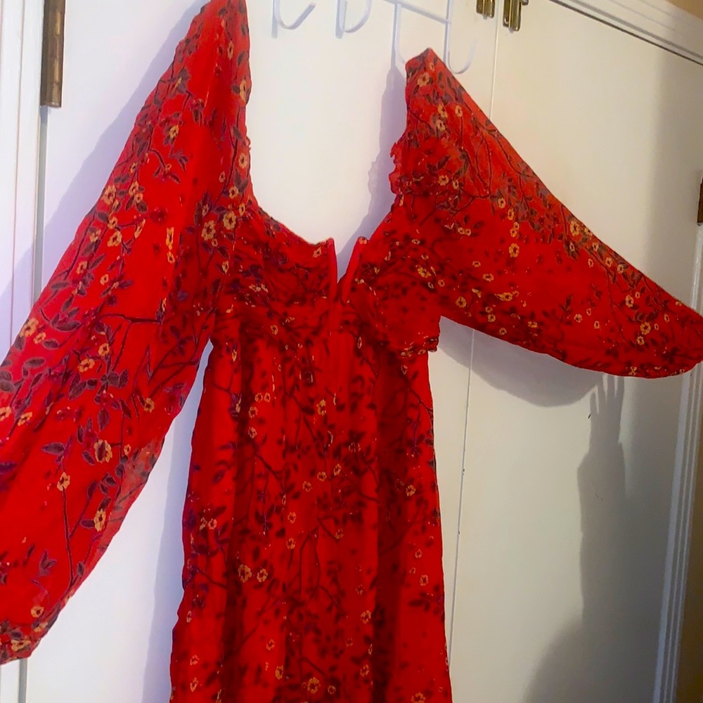 Small  Let Me Be Anthropologie blouse/skirt